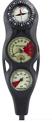 Scubapro 3 èr Konsole mit Finimeter, Tiefenmesser und Kompass - 05.011.714