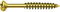 SPAX Glasleistenschraube, 3,5 x 40 mm, 200 Stück, Kreuzschlitz Z2, Senkkopf mit Fräsrippen, Teilgewinde, CUT-Spitze, YELLOX A2L, 35703503301022