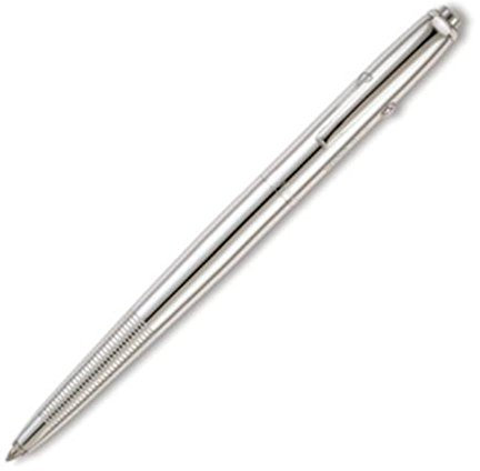 Fisher AG7-E - Bolígrafo de bola retráctil, plateado