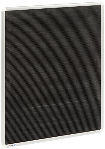 Legamaster 7-600052 Premium Rillentafel, Hartgummi, 80 x 60 cm, vertikal, schwarz