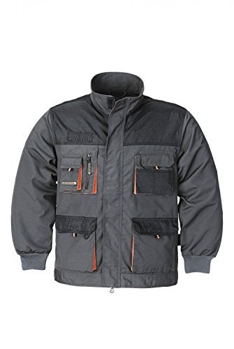 Terratrend JOB Arbeitsjacke, Farbe grau/schwarz/orange, Gr��e 62