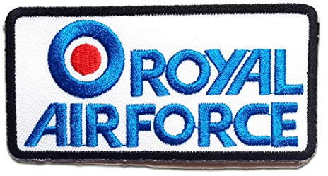 Catch the Patch ROYAL Airforce Army - (Größe: 9,3 x 4,7 cm) – Kultige Aufnäher zum Aufbügeln & Aufnähen – Für Jacken, Rucksäcke, Shirts & Cosplay – Ein Must-have für DIY-Fans