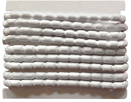 4 m Bleiband 400g/m für Gardinen und Stores - Bleikette Bleischnur Beschwerungsband Gardinenbeschwerer Gewicht