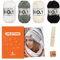 myboshi Strickset Mütze Irvine, Strickpaket für Fortgeschrittene, inkl. No.1 Wolle, Nadel, Anleitung und Label, 30% Merinowolle Dunkel mit Nadelspiel
