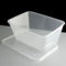 1000ml Plastic Rectangular CONTAINERS & LIDS Clear Microwave Safe Food Takeaway (Qty : 50)