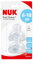 NUK First Choice+ Anti-Colic-Trinksauger Silikon | kiefergerechte NUK Form | Größe 2 (6-18 Monate) M für Milch | 2 Stück