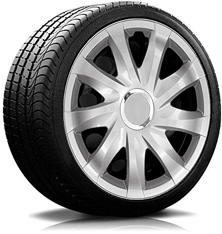 Radkappen Radblenden DRF BUNDEL Silber 15 Zoll universell passend vom Radkappen-König