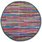 DII Chindi, Home Collection, Handgewebt, Multicolor, Flickenteppich, 91 cm rund