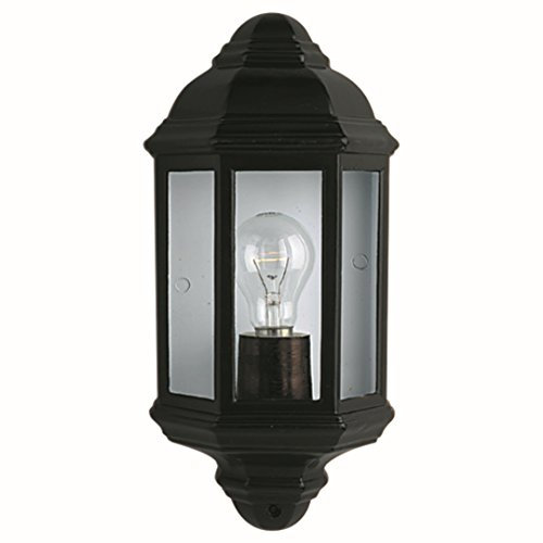 Licht-Erlebnisse Elegante Schiffsleuchte in schwarz Außenleuchte E27 max. 60W, LED geeignet Wandlampe Hofleuchte Gartenleuchte Gartenbeleuchtung