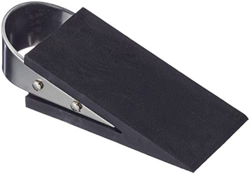 Alco-Albert 2854 - Türstopper, ca. 5 x 3,5 x 13 cm, schwarz Silber