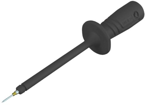 SKS GERMANY Hirschmann 972318100 PRUEF 2610 FT SW Sicherheits-Pruefspitze Steckanschluss 4mm CAT II 1000V Schwarz 1St