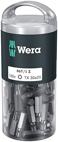 Wera 05072451001 867/1 Z TORX® DIY Bits, TX 30 x 25 mm, 100-teilig