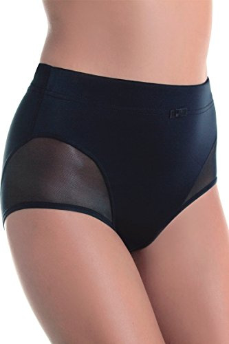 Sassa Damen Korsetrusser Miederslip, Schwarz (Schwarz 00500), 90 EU