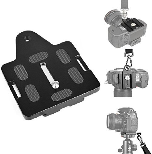 Fomito Arca-Type Quick Release Plate Connecting Camera Wrist Belt Strap, Compatible for Camera Monopod/Crane/Dolly/Stabilizer/Tripod