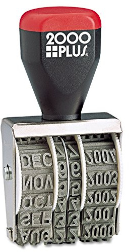 COSCO 2000PLUS Traditional Date Stamp, Six Years, 1.38 X 0.19