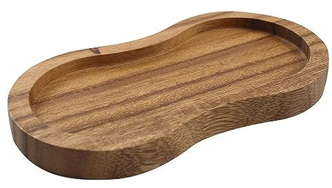 T&G 10469 Tuscany Acacia Double Mill Rest / Work Surface and Dining Table Protector, 16 x 9 x 1.5 cm, Brown