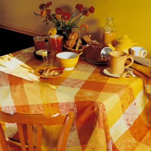 Garnier-Thiebaut 8530 Tischdecke Mille Couleurs Soleil rund D180