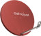 Astro Strobel Parabolantenne AST 850 R 85cm rot Satellitenantenne 4026187740207