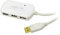 LogiLink UA0108 - Hub de 4 Puertos USB 2.0 con Cable de 10 m, Blanco