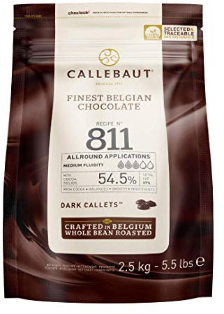 CALLEBAUT foncé chocolat noir chocolat 2,5 kg