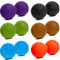 Massageball »Globo« / Zwillings Lacrosse Ball (Twinball) / Faszienball für die effektive Selbstmassage, Faszientherapie, Triggerpunktmassage & Tiefengewebsmassage - ideale Massagerolle / Faszienrolle gegen punktuelle Verhärtungen & Verspannung von Muskeln & Gewebe / in trendigen Farben - mittlere Härtegrad perfekt für Rücken, Wirbelsäule, Arm & Schulter - grün