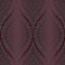 Grandeco Kismet Damask Muster Tapete Metallische Glitzern Motiv Art Deco - Pflaume A17705