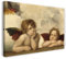 Leinwand (60x40cm): Raphael - Sixtinische Madonna, zwei Engel