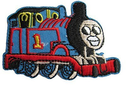 Fat-catz-copy-catz Thomas The Tank Engine Iron on Sew on Embroidered Badge Applique Motif Patch