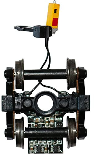 Bachmann 42907 Dispositivo di fine treno con LED lampeggiante a binario - Devisce scala HO, nero