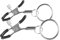 Nippelklemmen für Brustwarzen und die Klitoris - aus Metall und Latex Überzügen - Erotik BDSM SM Bondage Nippel Klemmen Klemme Ring Stimulator Sexspielzeug Ketten abnehmen Klammer Brüste Klitorisklem