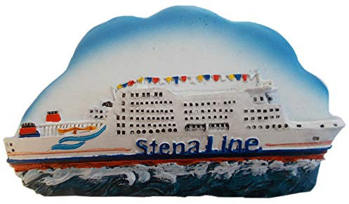 Unbekannt Maritimer Kühlschrankmagnet Stena Line Kreuzfahrt-Schiff Fähre |6 x 9,5 cm