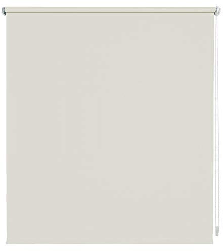 Kettenzugrollo Seitenzugrollo Fenster Rollo viele Größen und Farben Metall Träger Wand- und Deckenmontage Stoff blickdicht lichtdurchlässig Vorhang Sonnenschutz Blendschutz (60 x 180 cm, Cream)