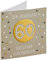 Perleberg hochwertige Geburtstagskarte mit 60 und Gold Details - edle Karte zum 60. Geburtstag mit Umschlag - schöne Geburtstagskarten 15 x 15 cm - Karte Geburtstag für eine gelungene Überraschung