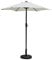 TFS Aluminium Crank Parasols 2m 2.5m 2.7m 3m 3x2m Full & Half/Balcony (3m, Natural Cream)