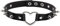 Eigso Punk Leder Spikes Choker Kragen für Frauen Männer Unisex Vintage Nieten Gothic Herz Halskette für Frau Mann