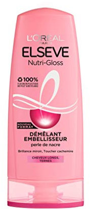 L'Oréal Paris Elseve Nutri-Gloss Conditioner Entwirrung für feines Haar, 1 Stück