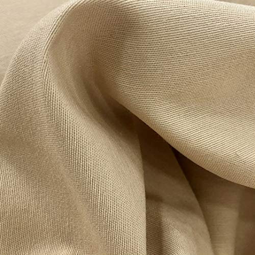 LAS TELAS ... Loneta Lisa por Metros. Ancho de 2,80 Mtrs. 1 Mtr. (Loneta Lisa Vainilla. Ref. Color NCS S1515-Y30R)