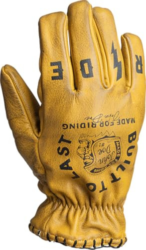 John Doe Coyote Motorrad Handschuhe, gelb/schwarz, 2XL