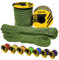 EdcX 3 mm Nylon Paracord 425 (15, 30, 50 and 100m) – 3 mm Type II, 100% Nylon Rope, 3 Strand Rope, 3 mm Nylon Rope in Many Colors (Green Golf, 50 m)