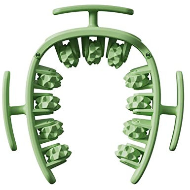 Schaumstoff-Massagegerät, maxant 360 ° 3D-Muskelrolle, Massagerolle, Massagerolle, Beinmassagegerät, Ofenrohr, Gerät zum Lindern von Muskelkater, Steifheit (grün)