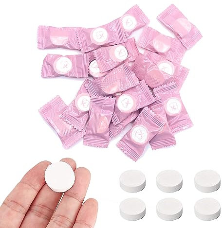 20Pcs Portable Coin Mini Face Care Make Up Towel, Portable Washcloth Reusable Compressed Cotton Face Towel for Outdoor Activities