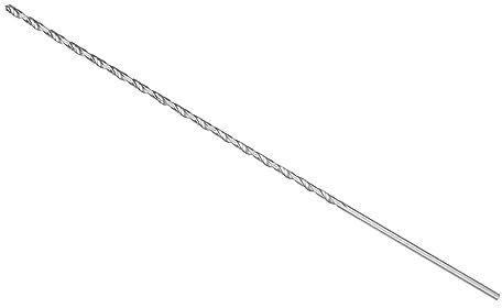 CoCud Extra Largas Helicoidales Brocas, 4mm Diámetro 300mm Total Longitud, Alta Velocidad Acero Brocas Helicoidales - (Aplicaciones: para Cobre Metal Carpintería)