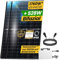 EPP.Solar® 1760W Photovoltaik Balkonkraftwerk 1600W komplett Steckdose - Solaranlage Komplettset mit 440W Bifaziale Solarmodule, HMS-1600-4T Wechselrichter und 5m Wielandstecker