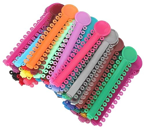 Bandas De Goma De Ligadura De Ortodoncia, 40 Piezas De Ligaduras De Ortodoncia Dental, Bandas De Anillo De Ligadura De Ortodoncia De Dientes Coloridos Para Aparatos Ortopédicos