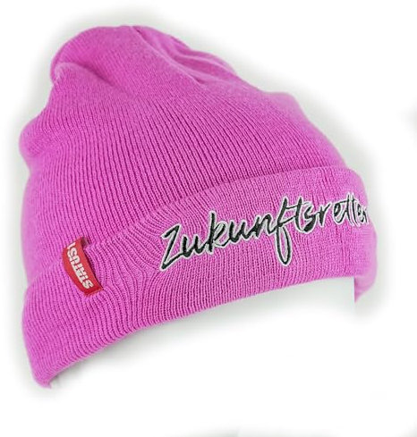 Status1 Zukunftsretterin Kinder Beanie | Feuerwehr | Rettungsdienst | THW | Polizei | Strickmütze | Wintermütze | Lebensretter