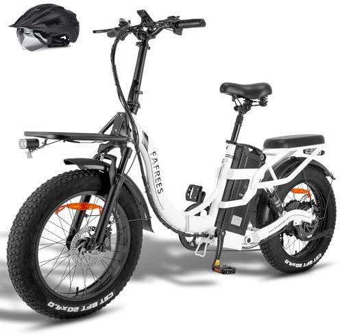 Fafrees F20 X-MAX [ Offiziell ] E-Bike Herren 20 Zoll 48V 30Ah/1440Wh Akku Fatbike Ebike Klapprad, E Bike Damen Elektrobike Mountainbike Bremslicht, MTB Elektrofahrrad Fahrrad 150kg 65N.m