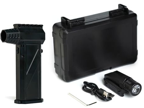 Mini-Jet-Gebläse, 140.000 U/min, leistungsstarkes Handgebläse, elektronisches Mini-Jet-Gebläse, wiederaufladbar, für Auto, Camping, Kameralinse