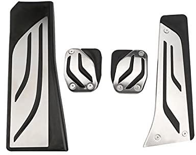 HIVGHOIO Für BMW 5 6 7 Serie E65 E67 E68 F01 F02 F10 F11 F07 F12 F13 LHD Auto Pedale Bremse Rest Pedal Abdeckung