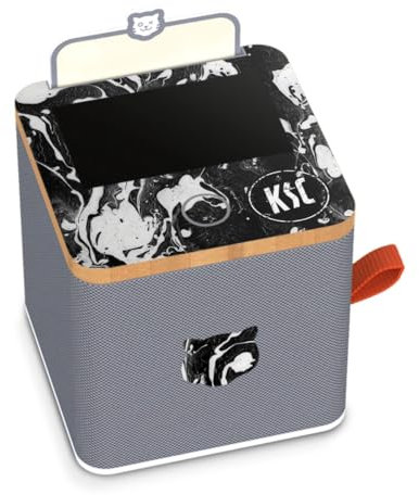 Folie Skin Sticker aus Vinyl-Folie Aufkleber kompatibel mit Tiger Media TigerBox Touch Offizielles Lizenzprodukt KSC Bundesliga