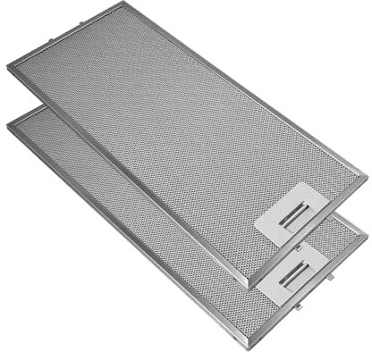 AllSpares Metallfilter (2 St.) für Dunstabzugshauben geeignet für AEG 50268357006 (430x200x10mm)